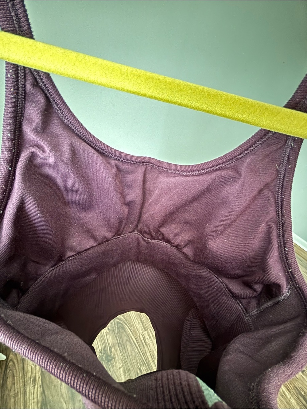 Athleta Ribbed Racerback Tank Top - Plum - Picture 3 of 3